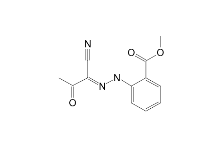 2-[(2-METHOXYCARBONYLPHENYL)-HYDRAZONO]-3-OXO-BUTANENITRILE