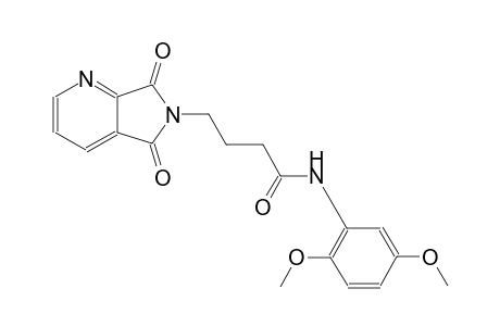 5H-pyrrolo[3,4-b]pyridine-6-butanamide, N-(2,5-dimethoxyphenyl)-6,7-dihydro-5,7-dioxo-