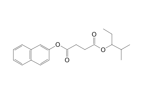 Succinic acid, 2-methylpent-3-yl 2-naphthyl ester