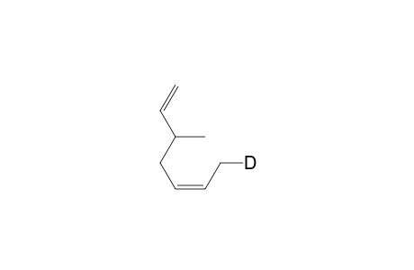 1,5-Heptadiene, 7-deutero-3-methyl-, cis