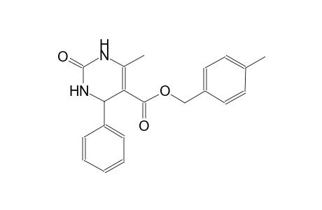 5-pyrimidinecarboxylic acid, 1,2,3,4-tetrahydro-6-methyl-2-oxo-4-phenyl-, (4-methylphenyl)methyl ester
