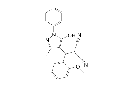 2-[(5-hydroxy-3-methyl-1-phenyl-1H-pyrazol-4-yl)(2-methoxyphenyl)methyl]malononitrile