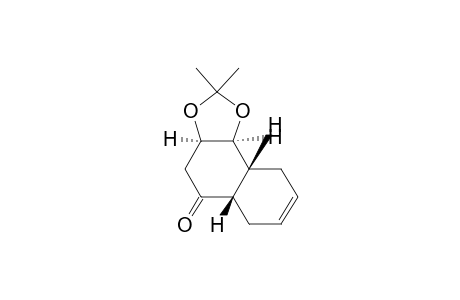 (3R,4S,4aR,8aS)-3,4-O-Isopropylidene-3,4-dihydroxy-3,4,4a,5,8,8a-hexahydro-1(2H)-naphthalenone