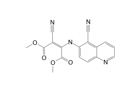 DIMETHYL-2-CYANO-3-(5-CYANO-6-QUINOLYLAMINO)-BUTENEDIOATE