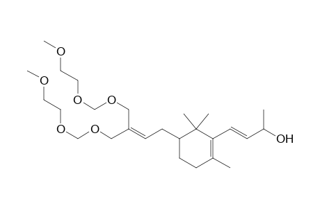 3-Buten-2-ol, 4-[5-[4-[(2-methoxyethoxy)methoxy]-3-[[(2-methoxyethoxy)methoxy]methyl]-2-butenyl]-2,6,6-trimethyl-1-cyclohexen-1-yl]-