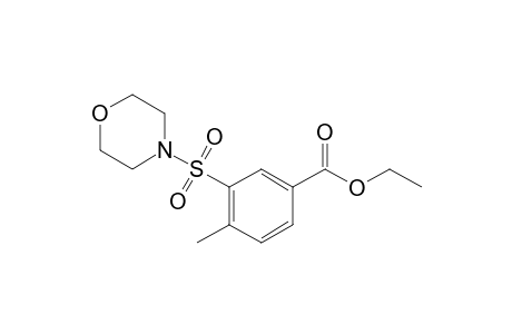 Ethyl 4-methyl-3-(1-morpholinylsulfonyl)benzoate
