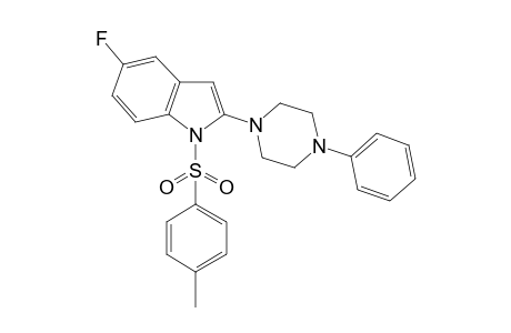 5-fluoro-1-(4-methylphenyl)sulfonyl-2-(4-phenylpiperazin-1-yl)indole