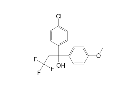 1-(4-Chlorophenyl)-3,3,3-trifluoro-1-(4-methoxyphenyl)propan-1-ol