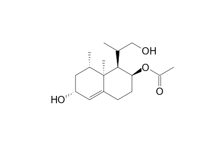 2,6-Naphthalenediol, 1,2,3,4,6,7,8,8a-octahydro-1-(2-hydroxy-1-methylethyl)-8,8a-dimethyl- , 2-acetate, [1R-[1.alpha.(R*),2.alpha.,6.beta.,8.beta.,8a.beta.]]-
