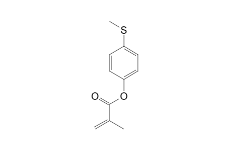 2-Propenoic acid, 2-methyl-, 4-(methylthio)phenyl ester