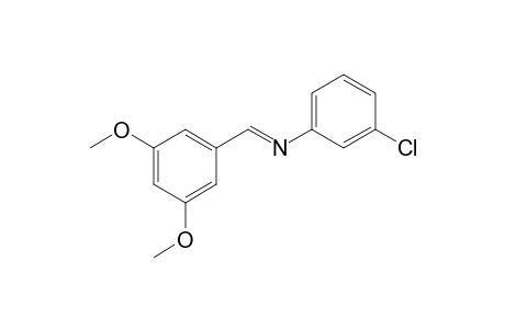 (E)-3-Chloro-N-(3,5-dimethoxybenzylidene)aniline