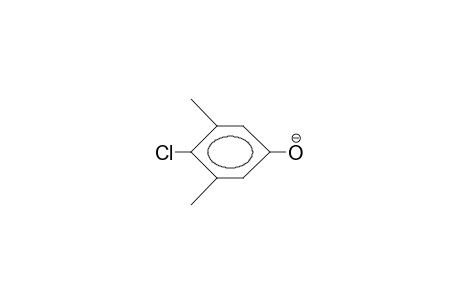 4-Chloro-3,5-dimethyl-phenolate anion
