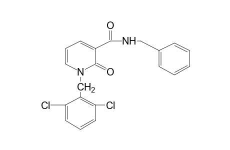 N-BENZYL-1-(2,6-DICHLOROBENZYL)-1,2-DIHYDRO-2-OXONICOTINAMIDE
