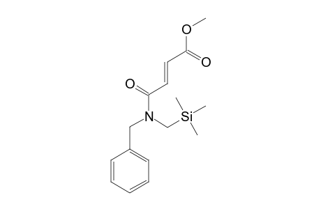 (E)-4-(benzyl-(trimethylsilylmethyl)amino)-4-keto-but-2-enoic acid methyl ester