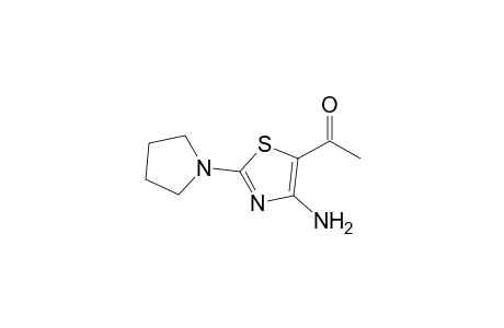 5-Acetyl-4-amino-2-(1-pyrrolidinyl)-1,3-thiazole