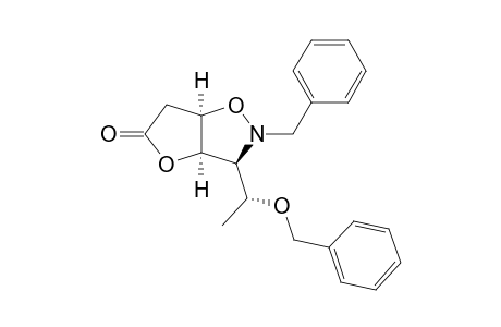 [3S[3.alpha.(R*),3a.beta.,6a.beta.]]-Tetrahydro-2-benzyl-3-(1-(R)-benzyloxyethyl)furo[2,3-d]isoxazol-5(2H)-one