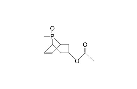 3b-Acetoxy-8E-methyl-8a-oxo-8-phosphabicyclo(3.2.1)oct-6-ene