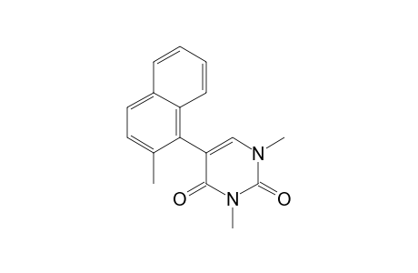 2,4(1H,3H)-Pyrimidinedione, 1,3-dimethyl-5-(2-methylnaphthalenyl)-