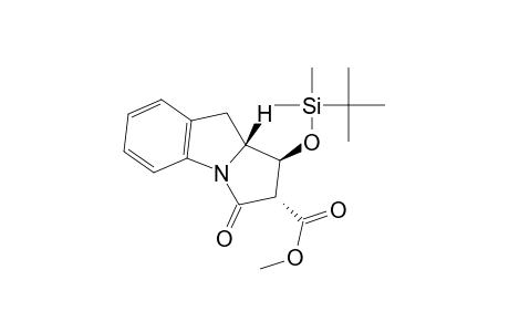 1-(tert-Butyldimethylsiloxy)-2-carbomethoxy-3-oxo-1,2,9,9a-tetrahydropyrrolo[1,2-a]indole