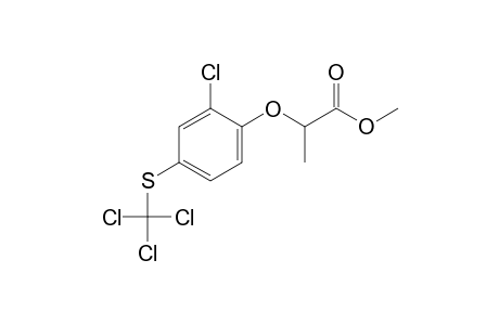 Propanoic acid, 2-[2-chloro-4-[(trichloromethyl)thio]phenoxy]-, methyl ester