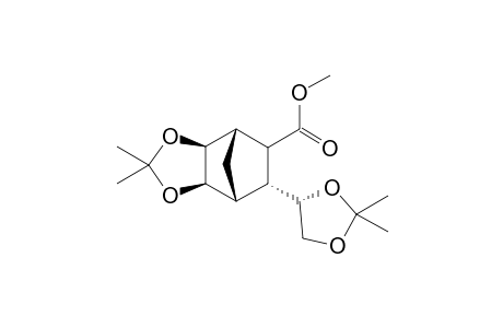 Methyl (1S,2R,6S,7R,8S,9S)-4,4-dimethyl-9-[(4S)-4-(2,2-dimethyl-1,3-dioxolo)]-3,5-dioxatricyclo[5.2.2.1(2,6)]dec-8-ylcarboxylate