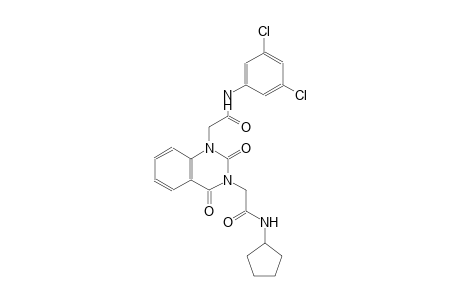 3-(3-cyclopentyl-2-oxopropyl)-1-[3-(3,5-dichlorophenyl)-2-oxopropyl]-1,2,3,4-tetrahydroquinazoline-2,4-dione