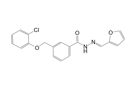 3-[(2-chlorophenoxy)methyl]-N'-[(E)-2-furylmethylidene]benzohydrazide