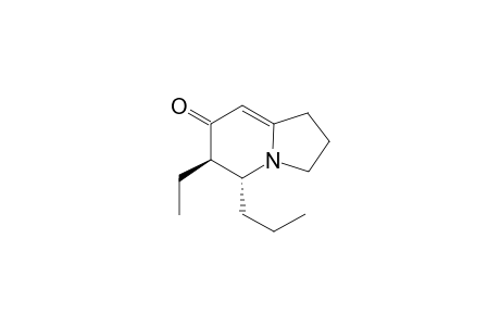 (5R,6R)-6-Ethyl-5-propyl-2,3,5,6-tetrahydro-indolizidin-7(1H)-one