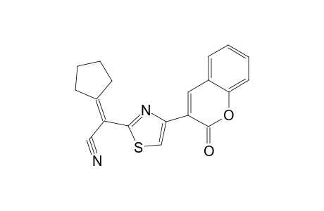 Cyclopentylidene-[4-(2-oxo-2H-chromen-3-yl)-thiazol-2-yl]-acetonitrile