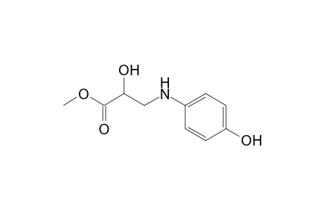Methyl 2-hydroxy-3-[(p-hydroxyphenyl)amino]-propanoate
