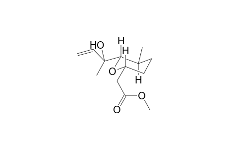 (2R,5S,6S)-Methyl 6-[(1R)-1-hydroxy-1-methylprop-2-enyl]-5-methylpyran-2-acetate
