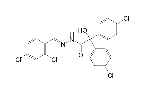 benzeneacetic acid, 4-chloro-alpha-(4-chlorophenyl)-alpha-hydroxy-, 2-[(E)-(2,4-dichlorophenyl)methylidene]hydrazide