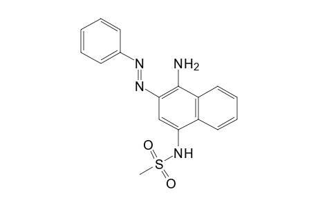 Methanesulfonamide, N-[4-amino-3-[2-phenyldiazenyl]-1-naphthalenyl]-