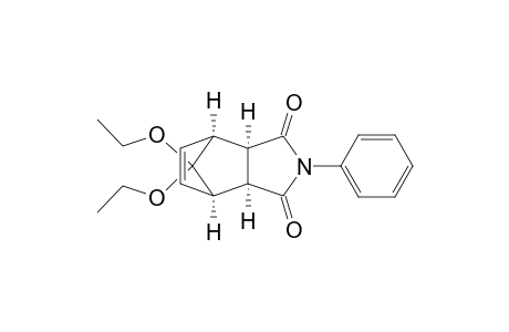 (3a.alpha.,4.alpha.,7.alpha.,7a.alpha.)-8,8-Diethoxy-3a,4,7,7a-tetrahydro-2-phenyl-4,7-methano-1H-isoindole-1,3(2H)-dione