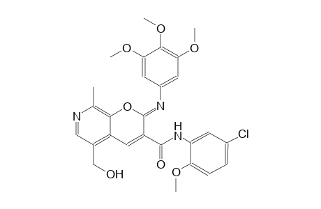 2H-pyrano[2,3-c]pyridine-3-carboxamide, N-(5-chloro-2-methoxyphenyl)-5-(hydroxymethyl)-8-methyl-2-[(3,4,5-trimethoxyphenyl)imino]-,
