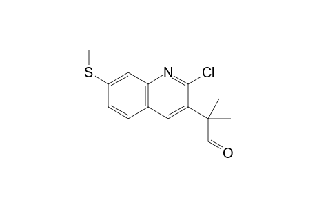 2-[2-Chloro-7-(methylthio)quinolin-3-yl]-2-methylpropanal