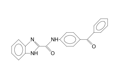 1H-Benzimidazole-2-carboxamide, N-(4-benzoylphenyl)-