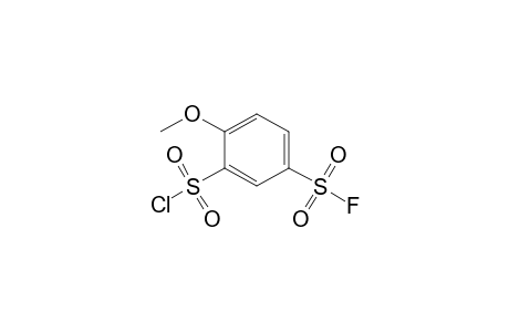 Benzenesulfonyl fluoride, 3-(chlorosulfonyl)-4-methoxy-