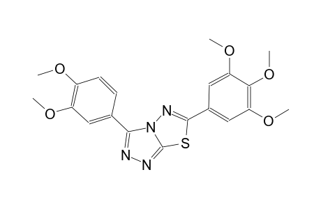 3-(3,4-dimethoxyphenyl)-6-(3,4,5-trimethoxyphenyl)[1,2,4]triazolo[3,4-b][1,3,4]thiadiazole