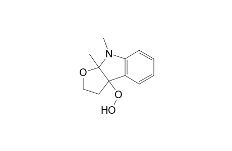 Hydroperoxide, 2,3,8,8a-tetrahydro-8,8a-dimethyl-3aH-furo[2,3b]indol-3a-yl