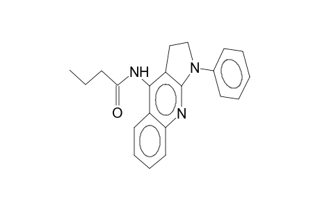 1-phenyl-4-butanamido-2,3-dihydro-1H-pyrrolo[2,3-b]quinoline