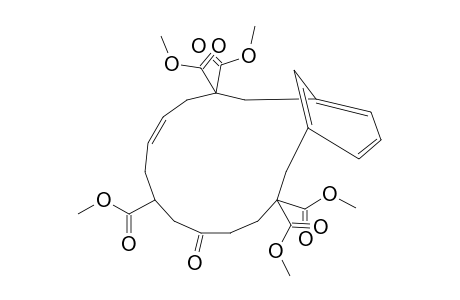 (4E)-9-OXO-2,2,7,12,12-PENTA-(METHOXYCARBONYL)-[13]-METACYCLOPHAN-4-ENE