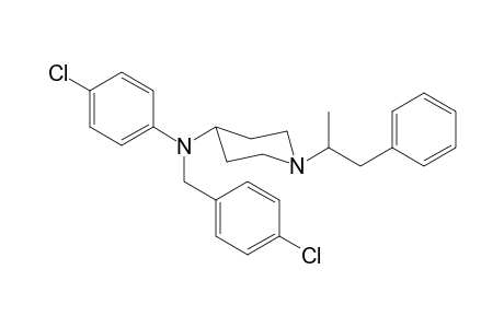 N-4-Chlorobenzyl-N-4-chlorophenyl-1-(1-phenylpropan-2-yl)piperidin-4-amine