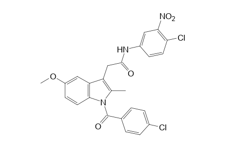 4'-chloro-1-(p-chlorobenzoyl)-5-methoxy-2-methyl-3'-nitroindole-3-acetanilide