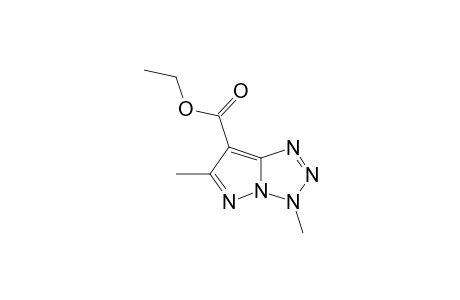 3,6-DIMETHYL-7-ETHOXYCARBONYL-PYRAZOLO-[1.5-D]-TETRAZOLE