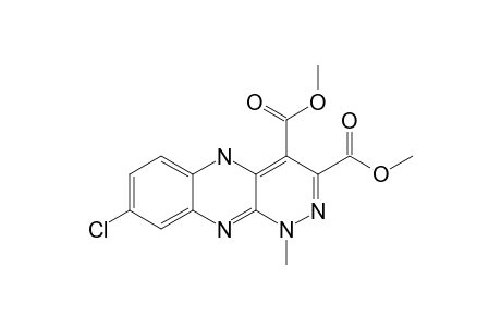 8-CHLORO-1-METHYL-1,5-DIHYDRO-PYRIDAZINO-[3,4-B]-QUINOXALINE-3,4-DIMETHYL-CARBOXYLATE