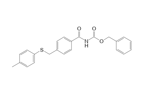 [alpha-(p-tolylthio)-p-toluoyl]carbamic acid, benzyl ester