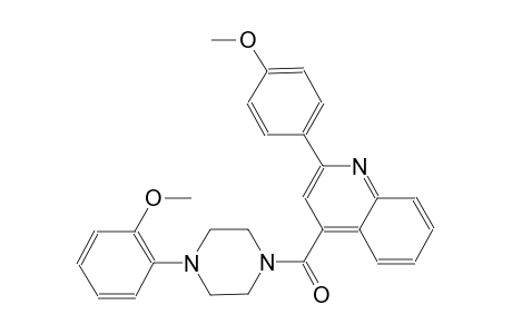 2-(4-methoxyphenyl)-4-{[4-(2-methoxyphenyl)-1-piperazinyl]carbonyl}quinoline