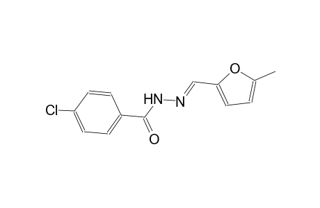 benzoic acid, 4-chloro-, 2-[(E)-(5-methyl-2-furanyl)methylidene]hydrazide