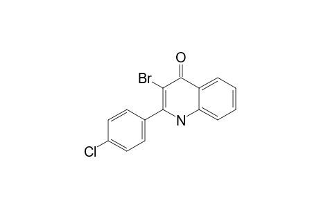 2-(4'-CHLOROPHENYL)-3-BROMOQUINOLIN-4-(1-H)-ONE
